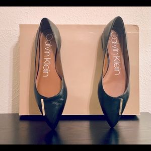 Calvin Klein Black Flats